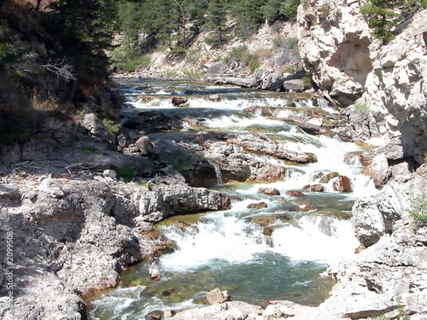 Obraz natural bridge falls - boulder river