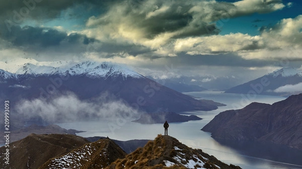 Fototapeta Roy's Peak Track, Wanaka - Südinsel von Neuseeland