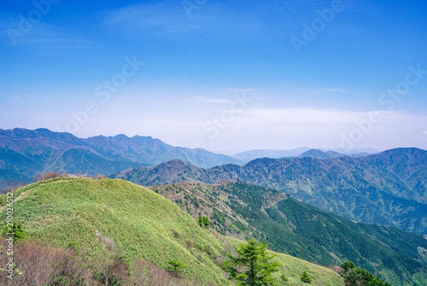 Fototapeta 高知県の山