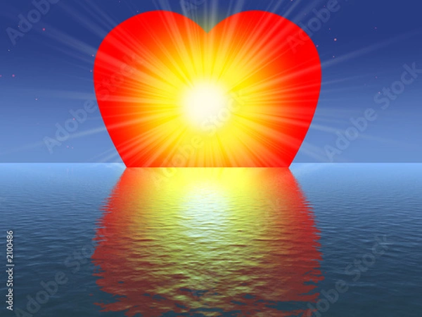 Fototapeta the light of heart (find more in my portfolio)