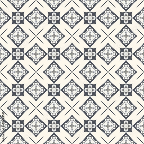 Obraz seamless pattern traditional geometric vector#111
