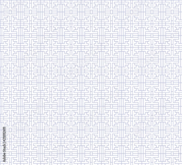 Obraz Vector Seamless Korean Traditional Pattern, Light Ornament.