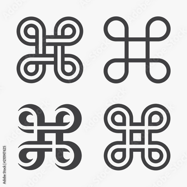 Fototapeta Command Loop Button Icon 