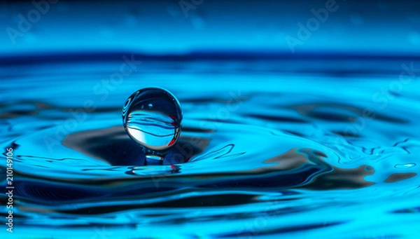 Obraz water drop splash