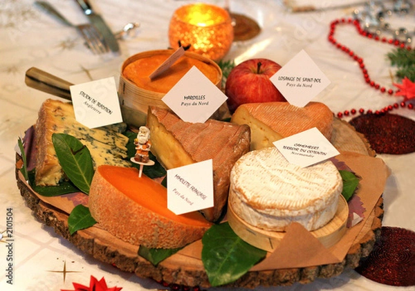 Obraz plateau de fromages