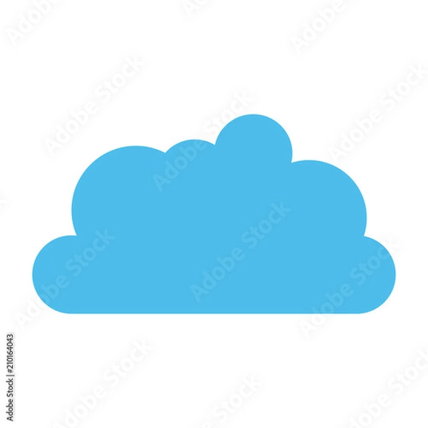 Fototapeta cloud sky isolated icon vector illustration design