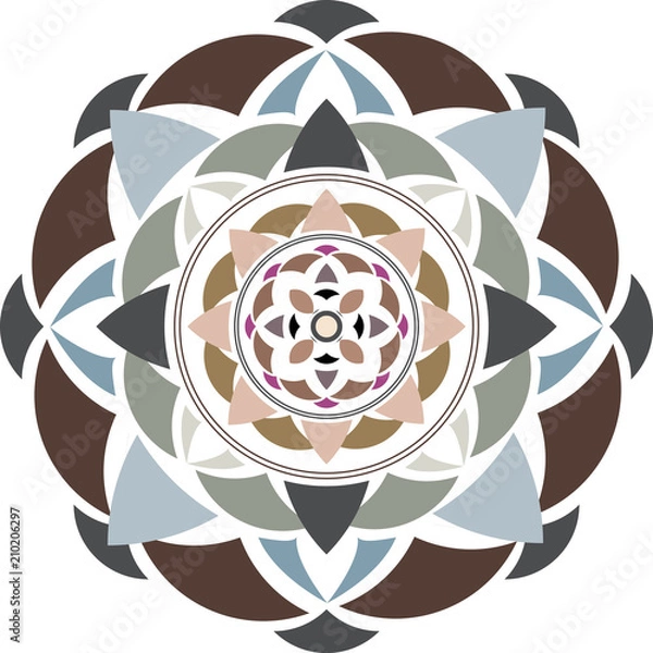 Fototapeta mandala modern