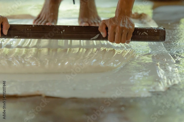 Obraz Rubber Sheet Manufacturing Process