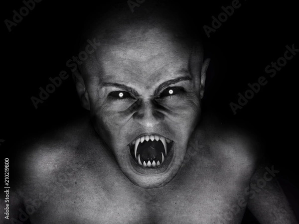 Fototapeta devil vampire horror portrait 