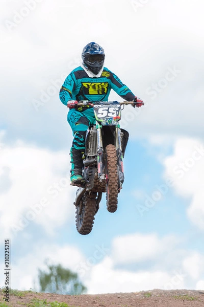 Obraz Motocross high jump