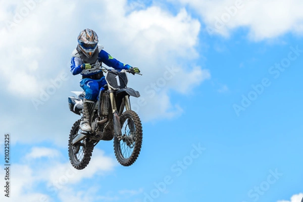 Obraz Motocross high jump