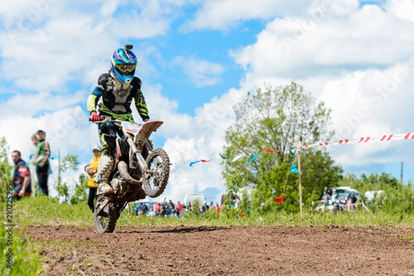 Obraz Motocross high jump