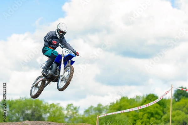 Obraz Motocross high jump
