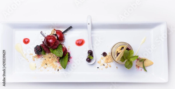 Obraz Blueberries Dessert