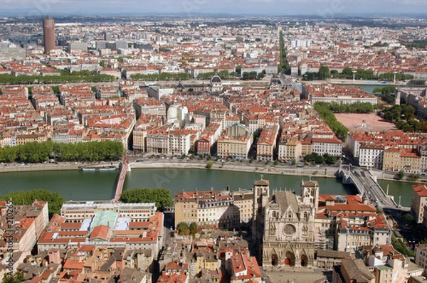 Obraz lyon bellecour st jean le crayon