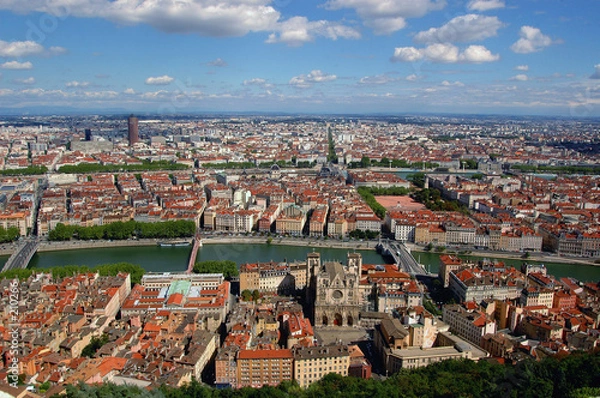 Obraz lyon bellecour st jean le crayon
