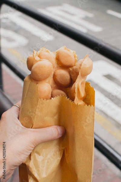 Obraz Hong Kong egg waffle