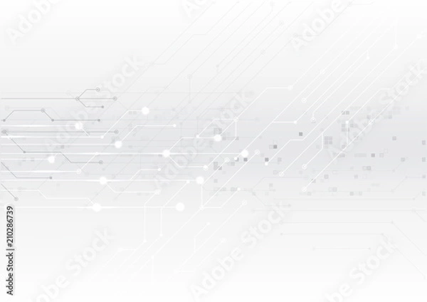 Obraz vector abstract background technology electronic illustration communication data