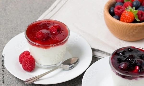 Obraz Forest fruit parfait