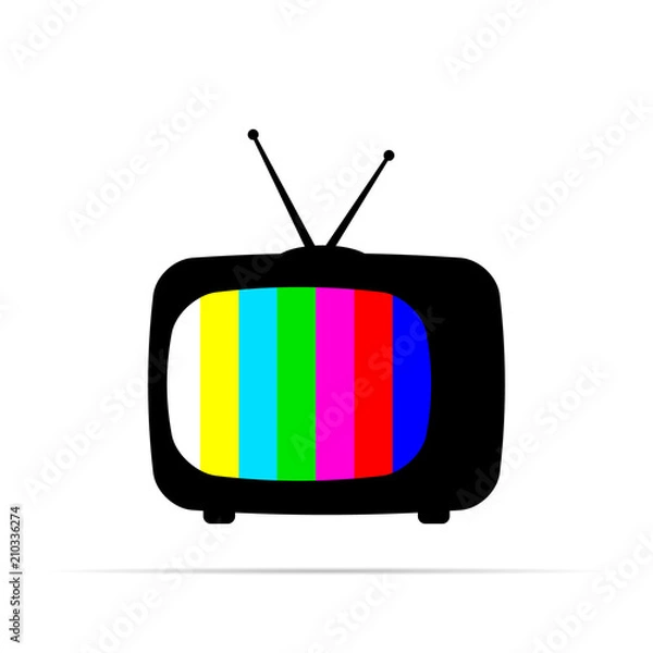 Obraz Retro tv icon