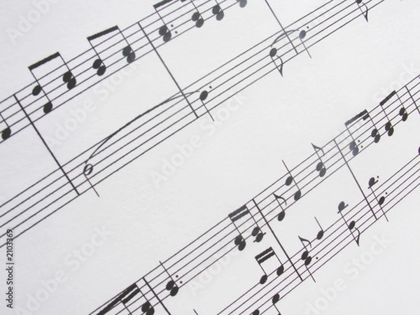 Fototapeta music sheet