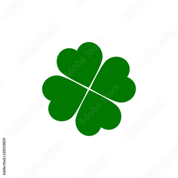 Fototapeta Clover leaf icon