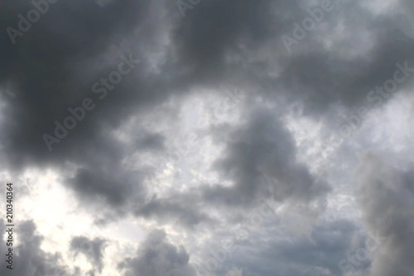 Fototapeta Sky rainstorm, Black Sky, Gray sky dark