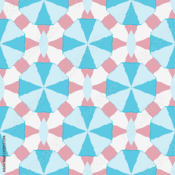 Fototapeta Seamless with abstract elements.