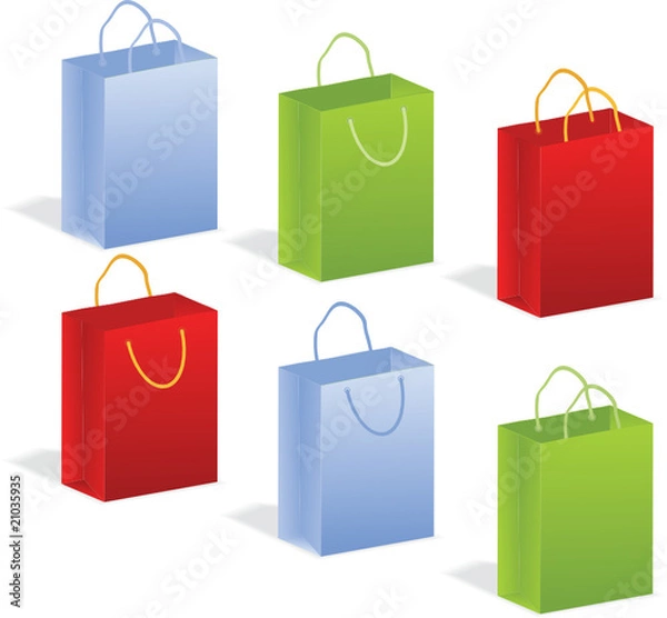 Obraz set of vector packets