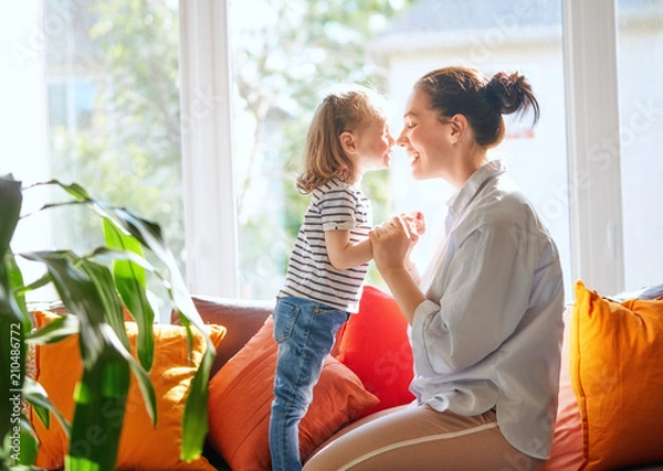 Obraz matka i córka gra