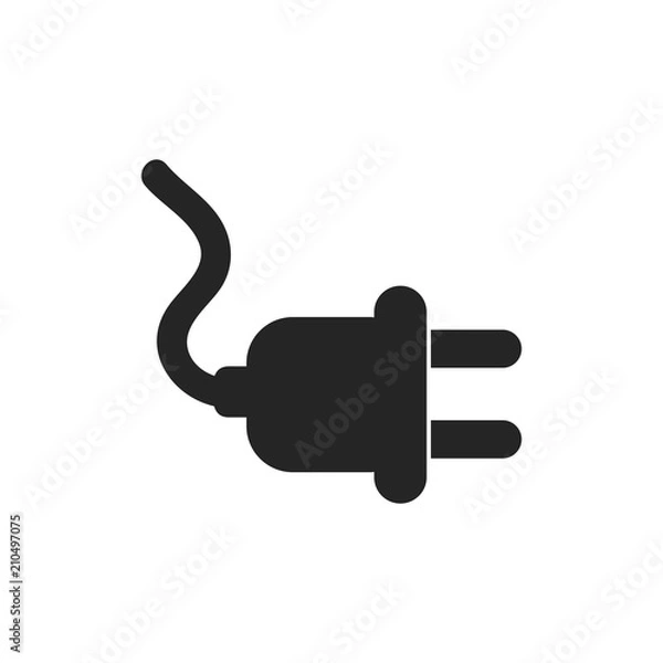 Obraz Plug icon illustration