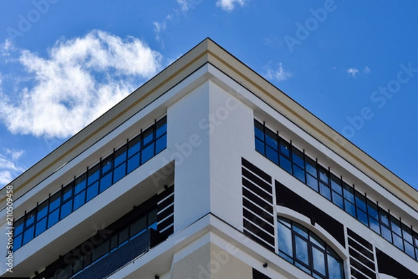 Obraz Building corner on the sky background