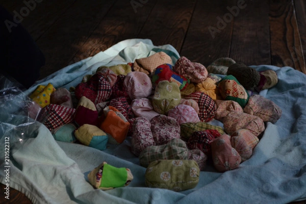 Obraz 縁側でお手玉