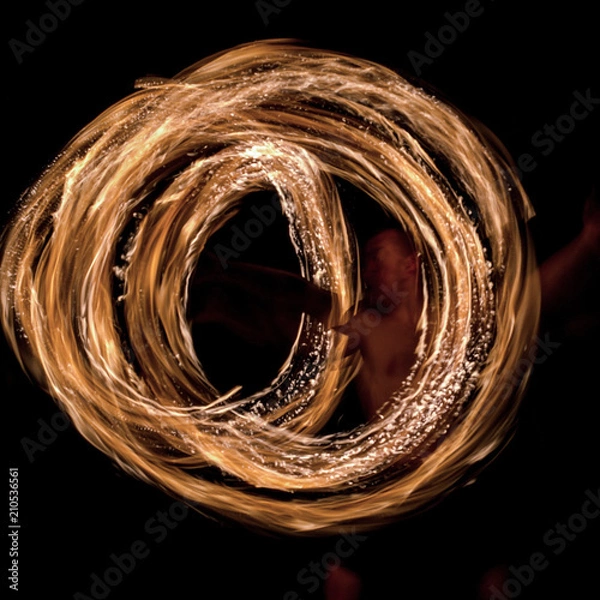 Fototapeta Juggling with fire