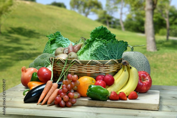 Fototapeta 野菜とフルーツ