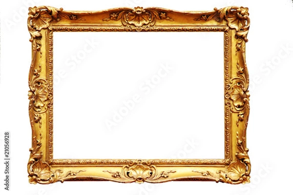 Obraz Ozdobna złota ramka 2