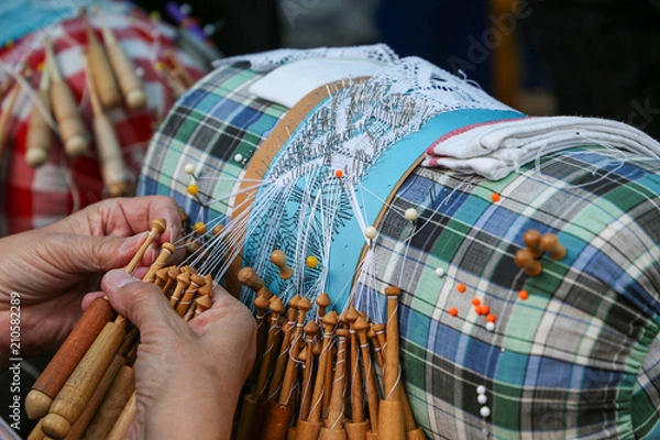 Obraz Piękna sztuka koronek