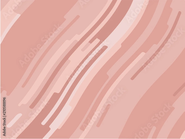Fototapeta Pink and beige sloping strips. Abstract geometric background with flat lines. Dynamic, motion style for banners, advertising
