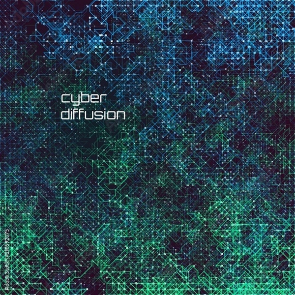 Fototapeta vector genrative art