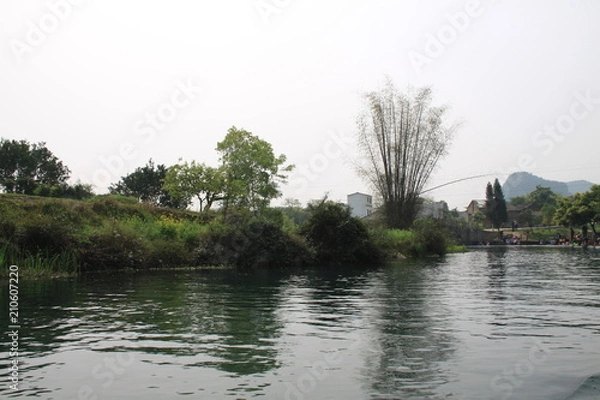 Obraz mountain, river and nature 