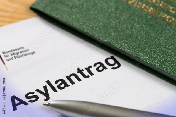 Obraz wniosek o azyl