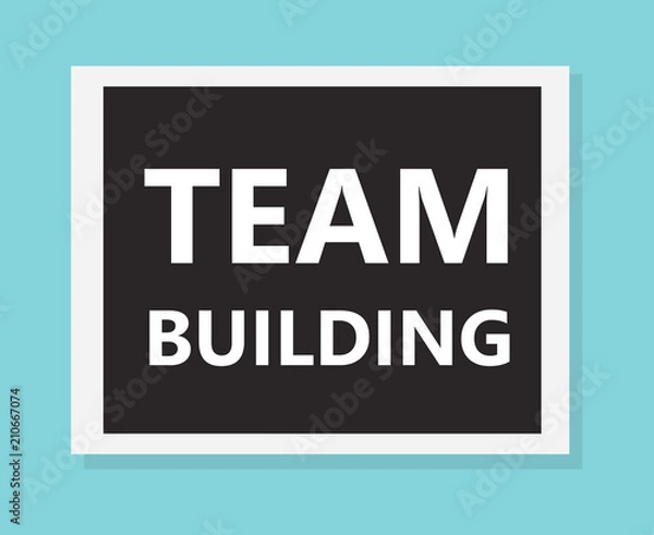 Obraz team builidng concept- vector illustration