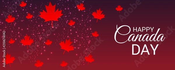 Obraz Happy Canada Day.