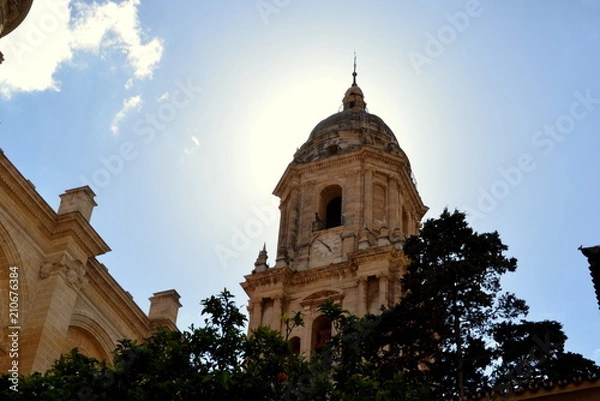 Fototapeta Kirche Malaga Spanien