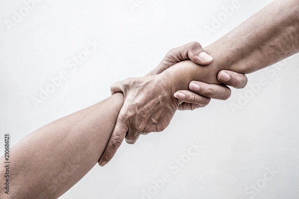 Obraz Help hands holding together