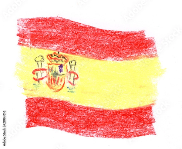 Fototapeta spanish flag