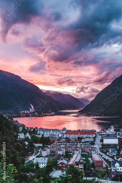 Obraz Sunset Norway