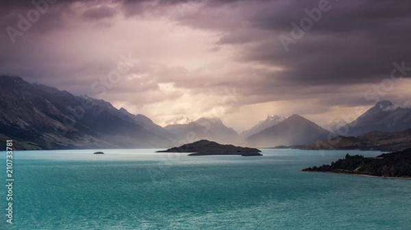 Obraz Sturm über Glenorchy, Central Otago - Südinsel von Neuseeland