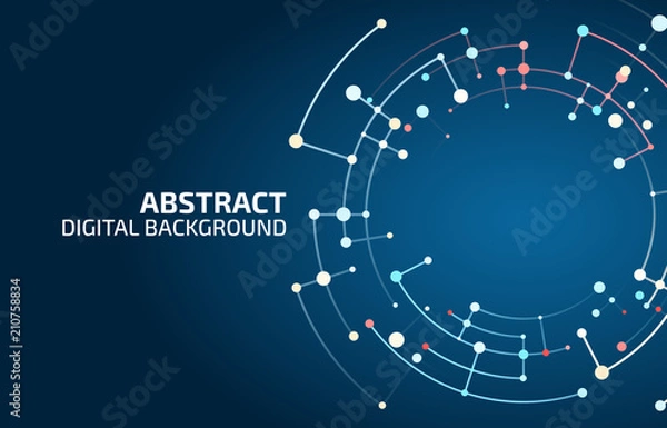 Obraz Abstract vector background