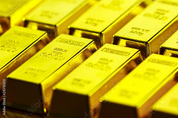 Fototapeta たくさんのゴールド